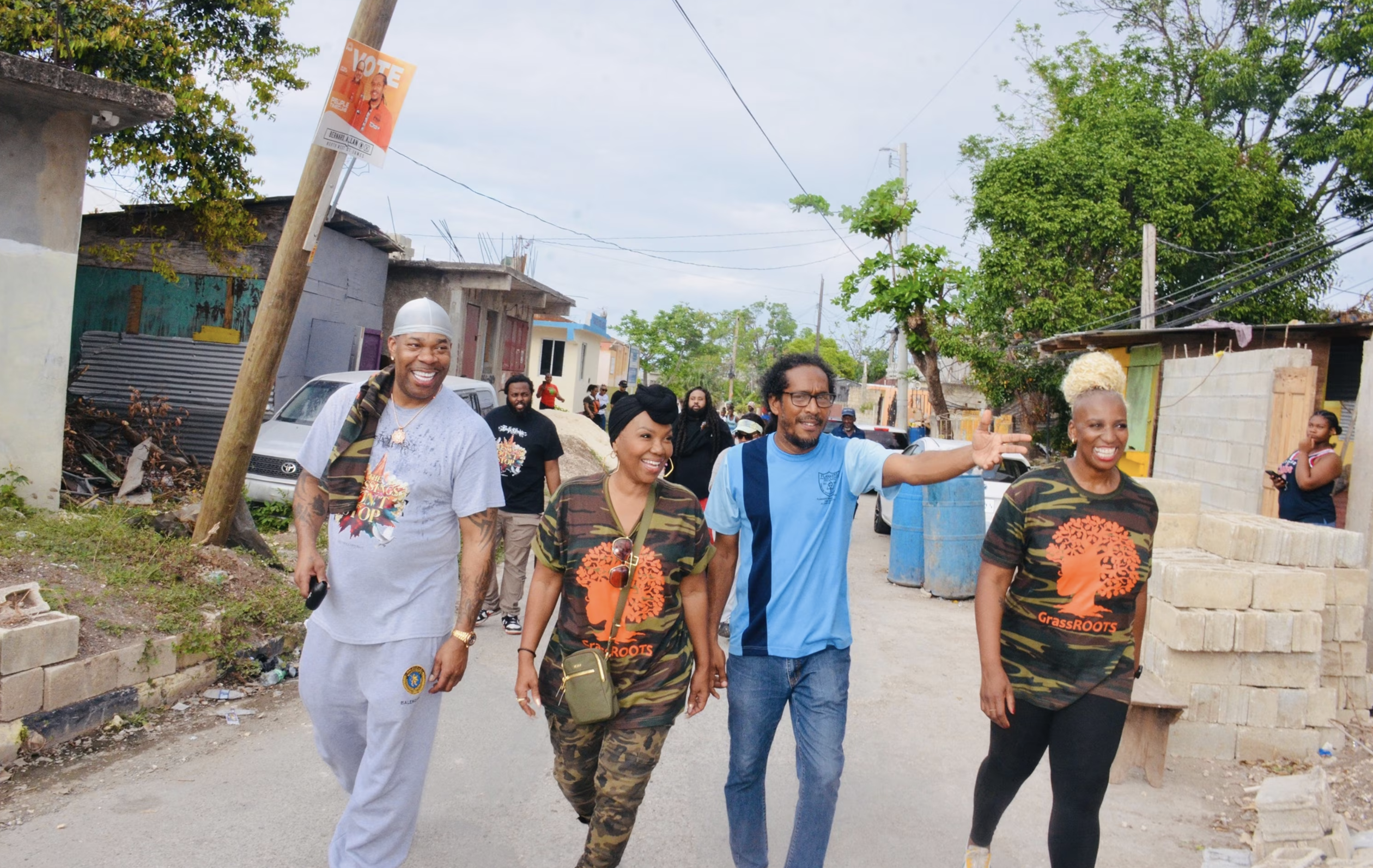 Busta Rhymes Flies To Jamaica On Cargo Plane To Hand Out Supplies & Rebuild School By Hand